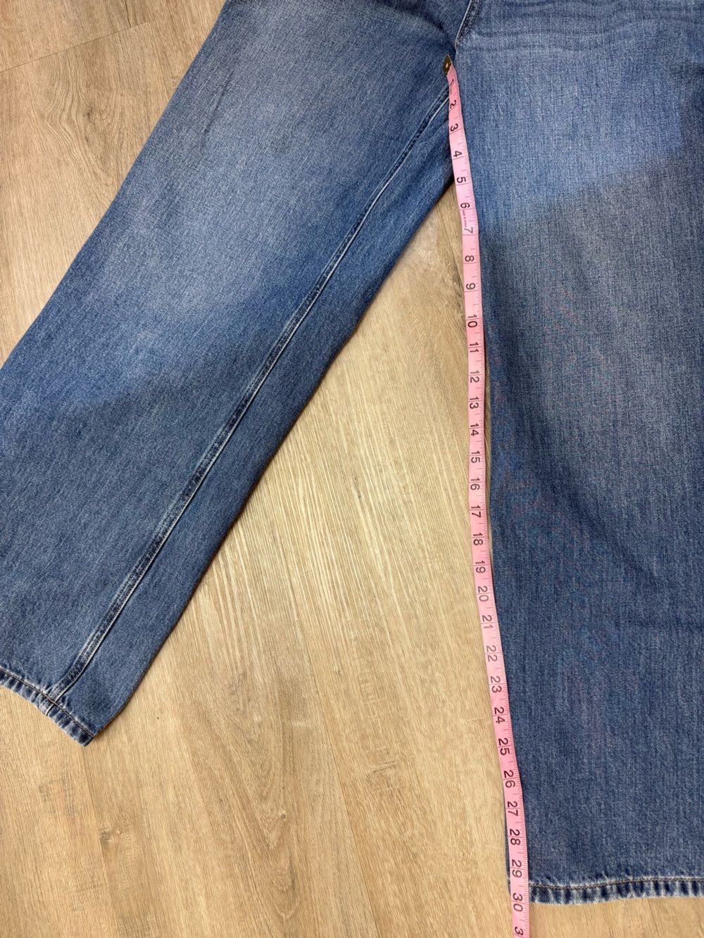 Zenana High Rise Wide Leg Jeans Medium Wash Size 30 NWT 100% Cotton - Picture 7 of 7